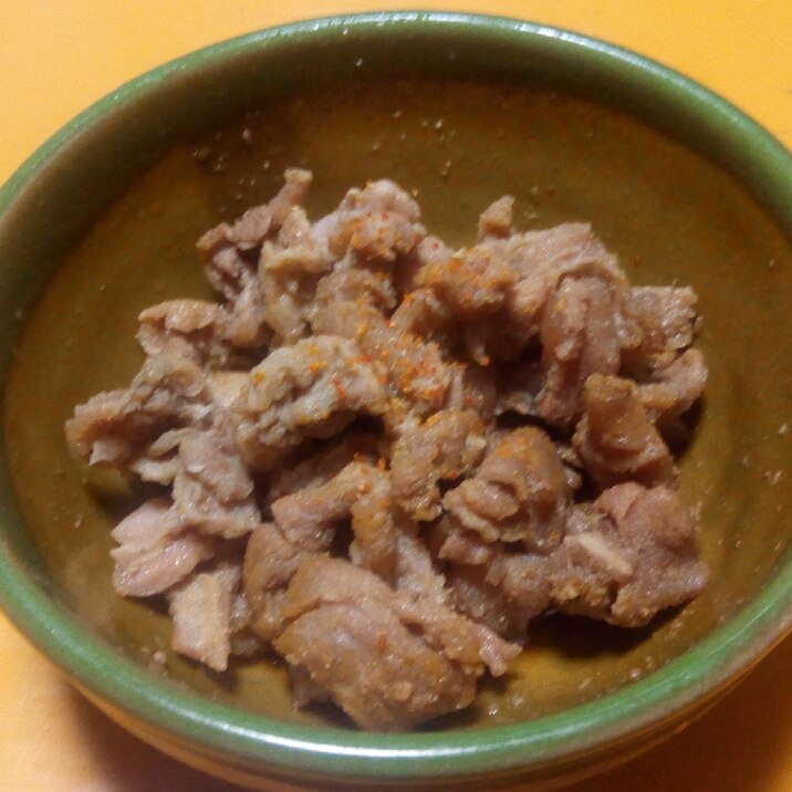 鹿のすじ肉ボイル